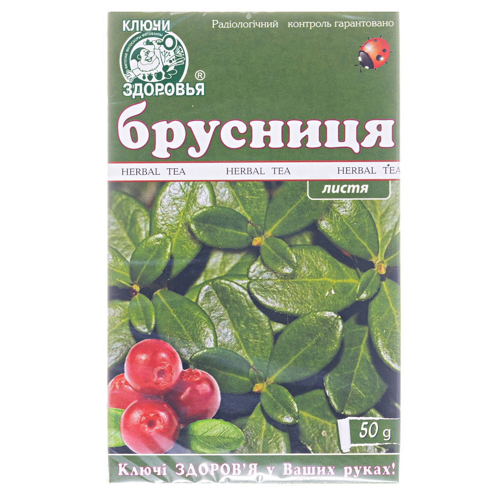 Брусниця листя 50г карт пач дієт добав