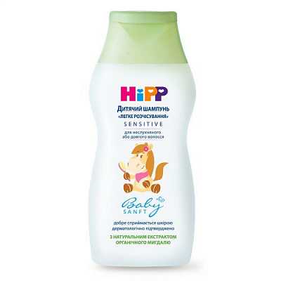 Купить HIPP «Детский шампунь «Легкое расчесывание» 200 в Украине: цена, инструкция, применение, отзывы